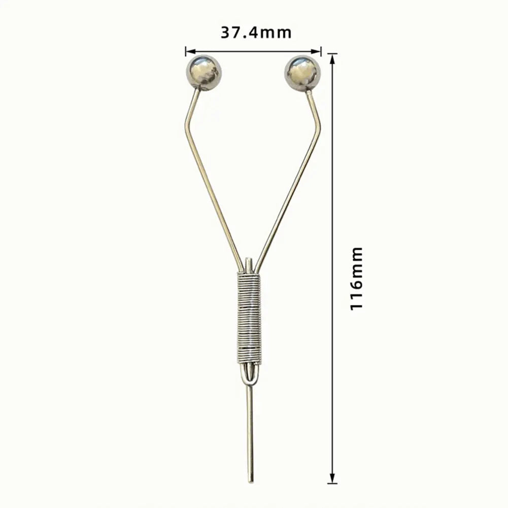 Fishing Fly Tying Bobbin Holder Adjustable Fly Lure Baits Making Tool Metal Fly Tying Bobbin Thread Holder Fly Tying Accessories