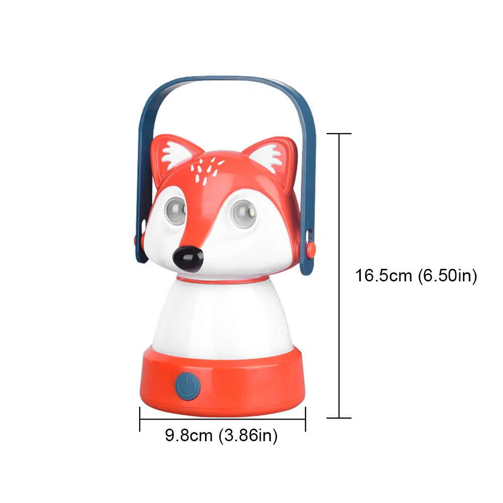 Kids LED Lantern Camping Night Walk Searchlight Outdoor Portable Flashlight Birthday Gifts for Toddlers