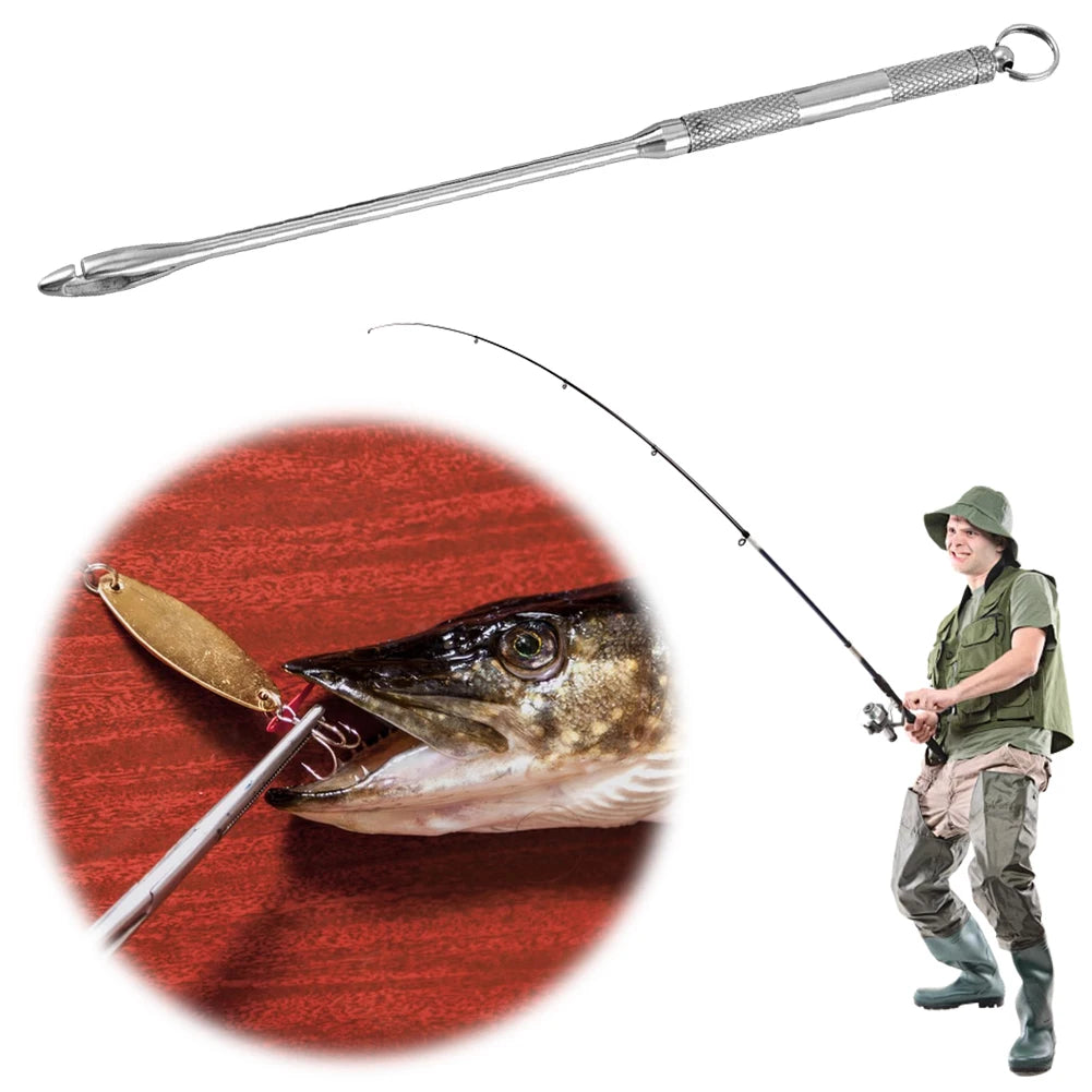 Stainless Steel Fishing Hook Detacher Portable Decoupling Device Fishhook Dehooker Fishing Accessories