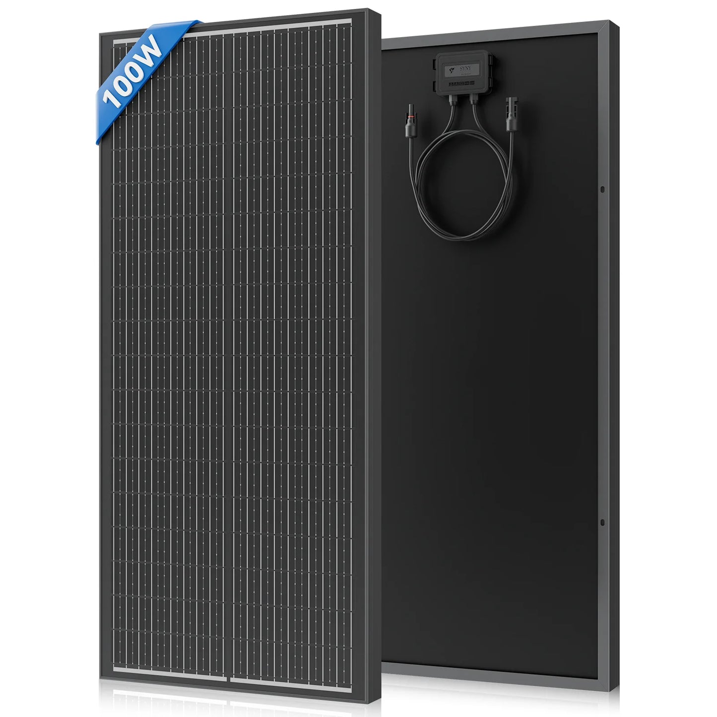 Rvpozwer 12.8V 400W/200W/100W 18BB Rigid Solar Panel Monocrystalline Silicon N-Type Solar Cells Waterproof Camping/Home/RV
