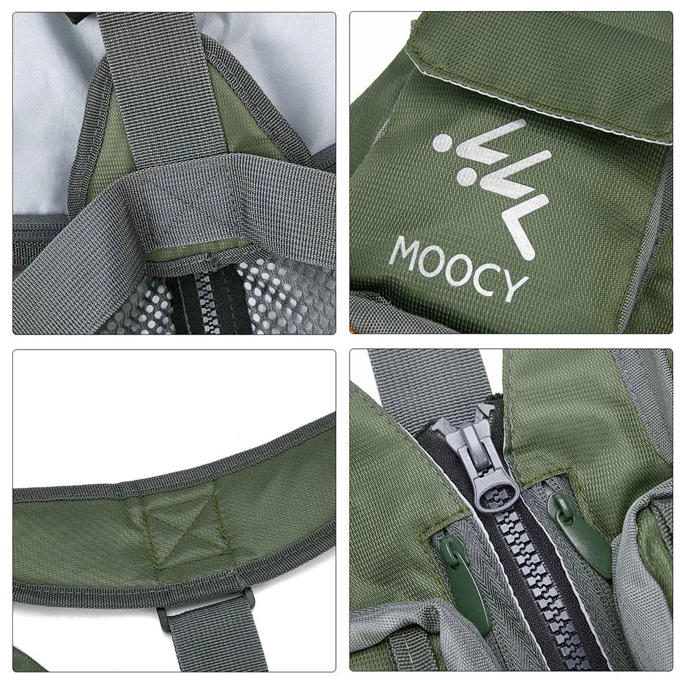 Fishing Vest Adjustable Strap for Men and Women Breathable Fishing Vest Multi-Pockets Oxford Cloth Sea Fishing Coat for Outdoor