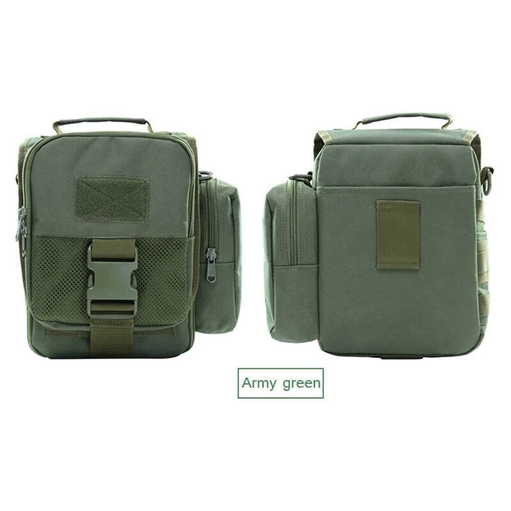 Tactical Sling Chest Bag Handbag Men Shoulder Pack Crossbody Bag Outdoor Hiking Camping Military Messenger Bag Laptop Waist Bag