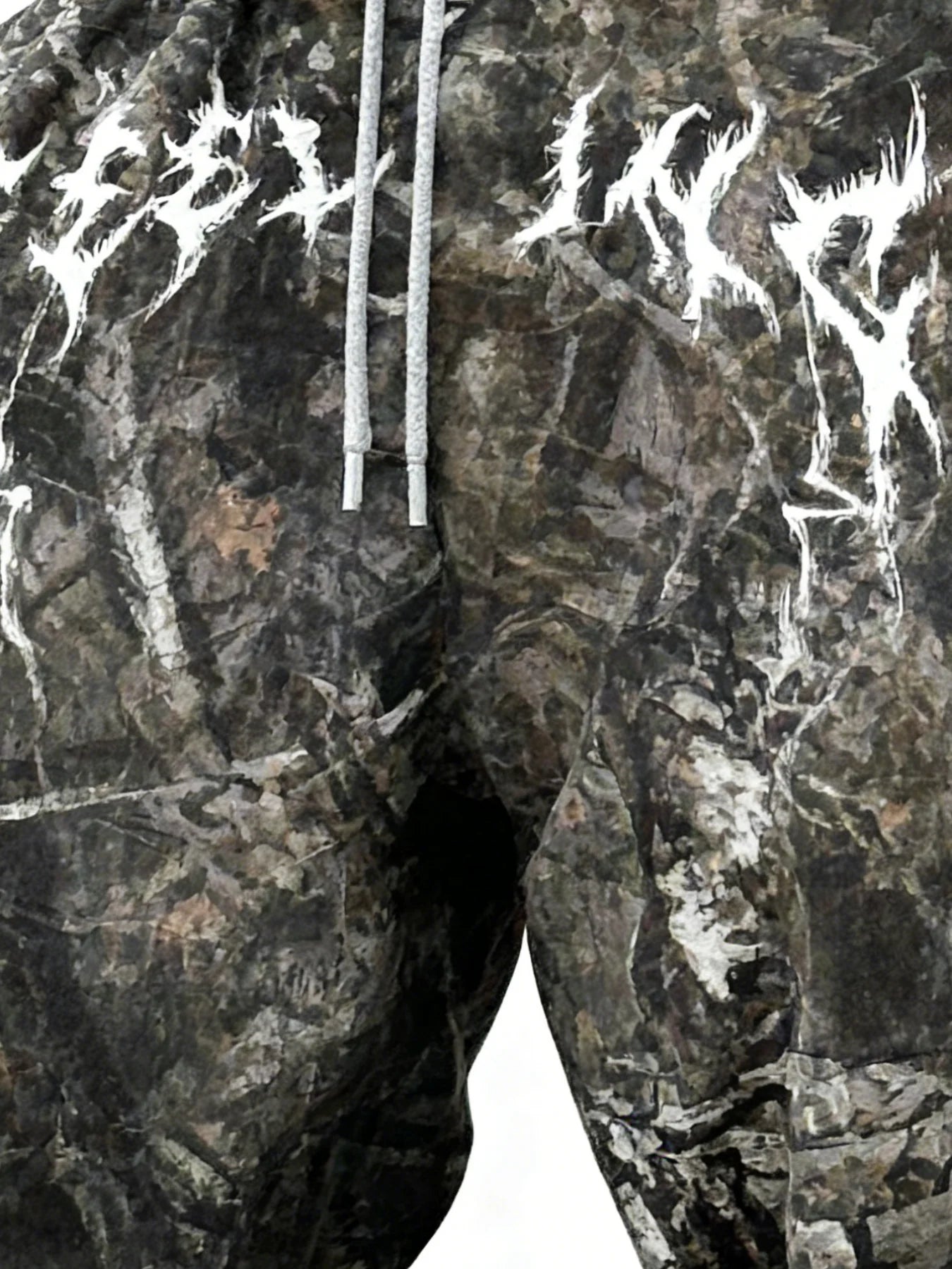 Jungle camo print canvas hip-hop style men's jogger pants casual pants