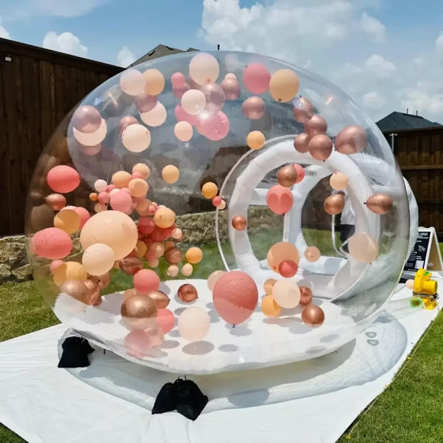 Inflatable Bubble Tent Dome for Kids Parties Weddings Beach, Fun Transparent Fun Outdoor Entertainment Shelter