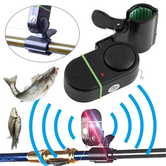 Electric Fishing Bites Alarm Carp Bite Fishing Indicator Adjustable Fishing Bells Multifunction for Outdoor Fishing