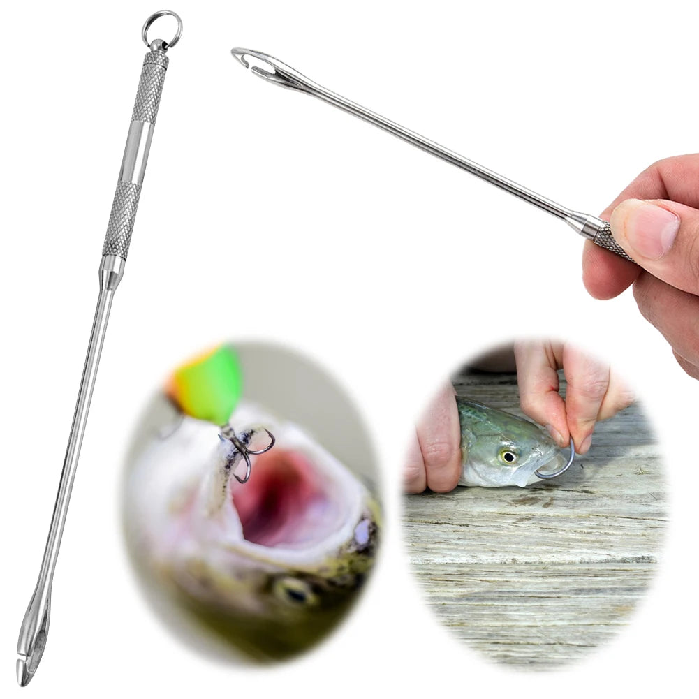 Stainless Steel Fishing Hook Detacher Portable Decoupling Device Fishhook Dehooker Fishing Accessories