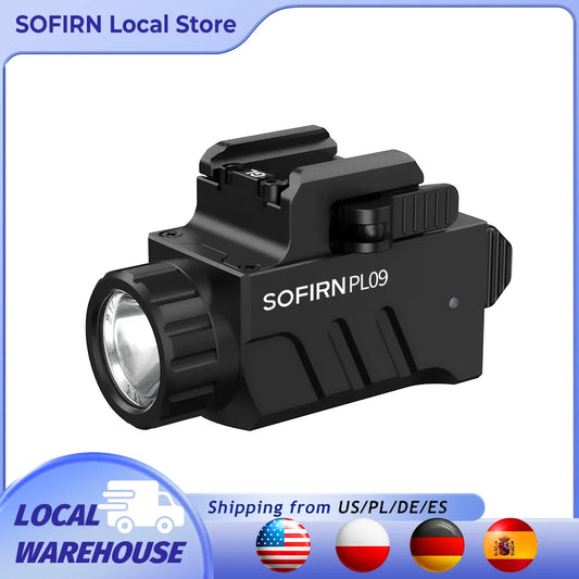 SOFIRN PL09 SST40 Tactical Flashlight Rechargeable Light 1600lm  Led light weight High Lumen with Strobe Mode