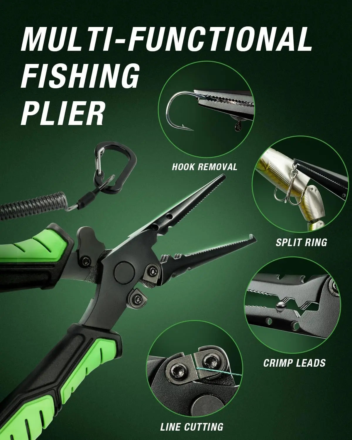 Fishing Rod and Reel Combo, Graphite Telescoping Fishing Pole Collapsible Portable Travel Kit with Carrier Bag