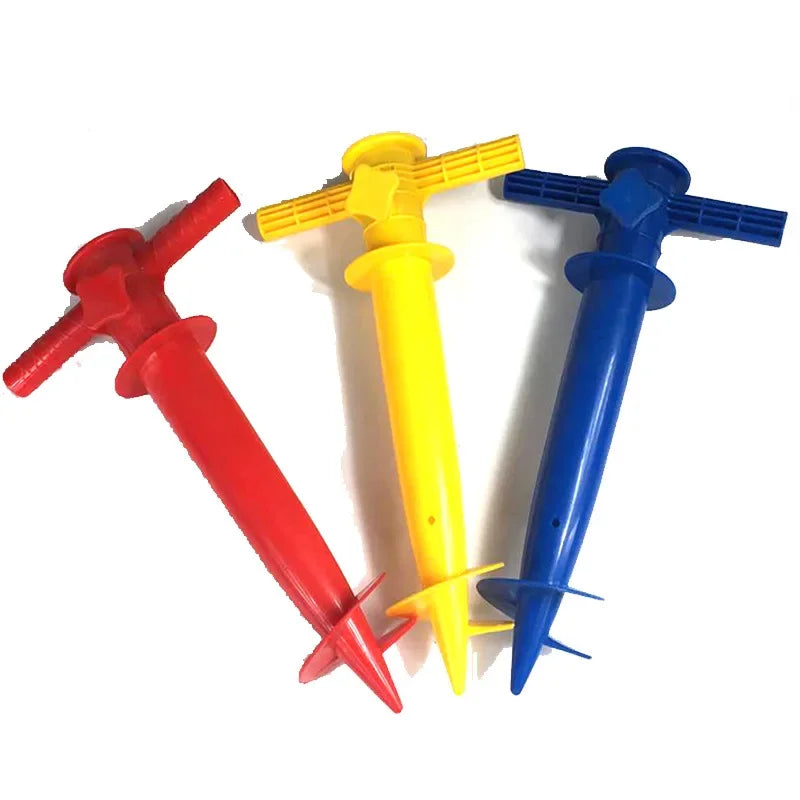 1PC Umbrella Base Adjustable Plastic Sun Beach Patio Sand Ground Fixing Tools Anchor Stand Spike Auger Keep Holder Garden Access