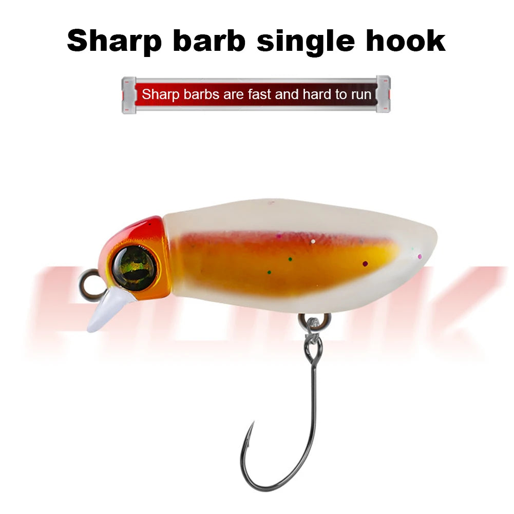 1-30pcs Insect Micro Soft Plastic Bait Trout Spinner Crank Bait Mini Floating Trout Lure Artificial Wobblers For Perch 5color