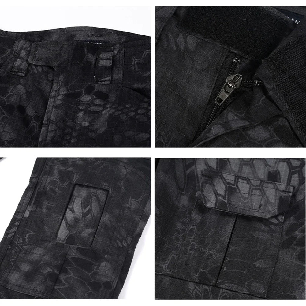 Men Combat Pants Tactical Sport Trousers Camouflage Multicam Trekking Hunting Clothes Outdoor Training Suit Combat Pants