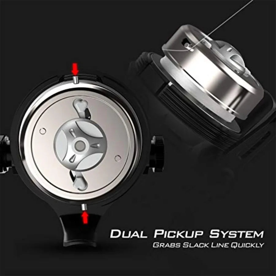 Brutus Spincast Fishing Reel with KastKing Royale Advantage Casting Fishing Rods 7'3 MH for Reliable and Smooth Perfor