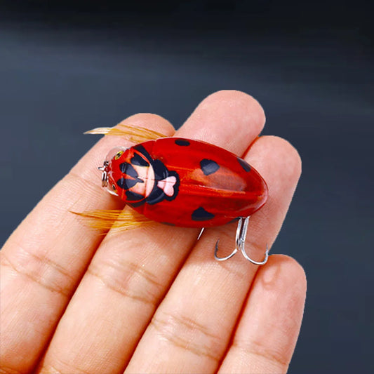 8Pcs/Set Cicada Bait Fishing Lure Sea Beetle Crank Floating Wobblers Hard Bait Artificial Bait for Bass Carp Fishing Accessories