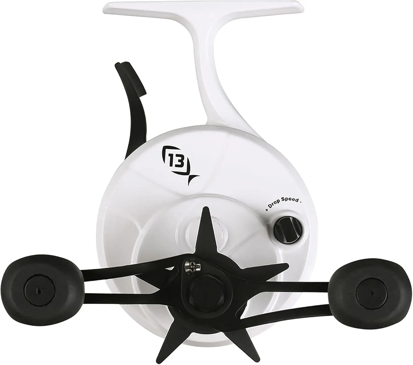 Inline Ice Fishing Reels with FreeFall Trigger System for Precise Depth Control and Durable Graphite Frame