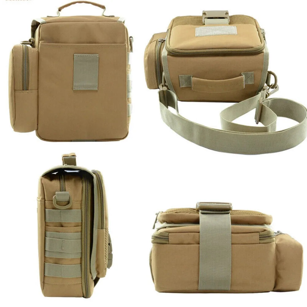 Tactical Sling Chest Bag Handbag Men Shoulder Pack Crossbody Bag Outdoor Hiking Camping Military Messenger Bag Laptop Waist Bag