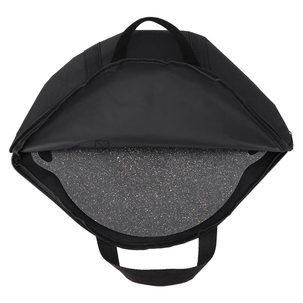 Grilling Pan Pouch with Handle Waterproof Camping Frying Pan Bag 47x38cm Camping Cookware Organizer Outdoor BBQ Tool for Kitchen