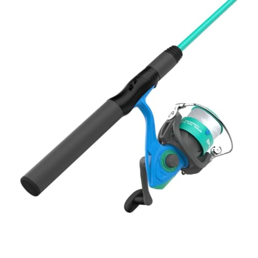 Spyn 40 Salt Fisher Spinning Reel and Fishing Rod Combo 6Foot 6Inch 2Piece Telescopic Rod for Saltwater and Freshwater Fi