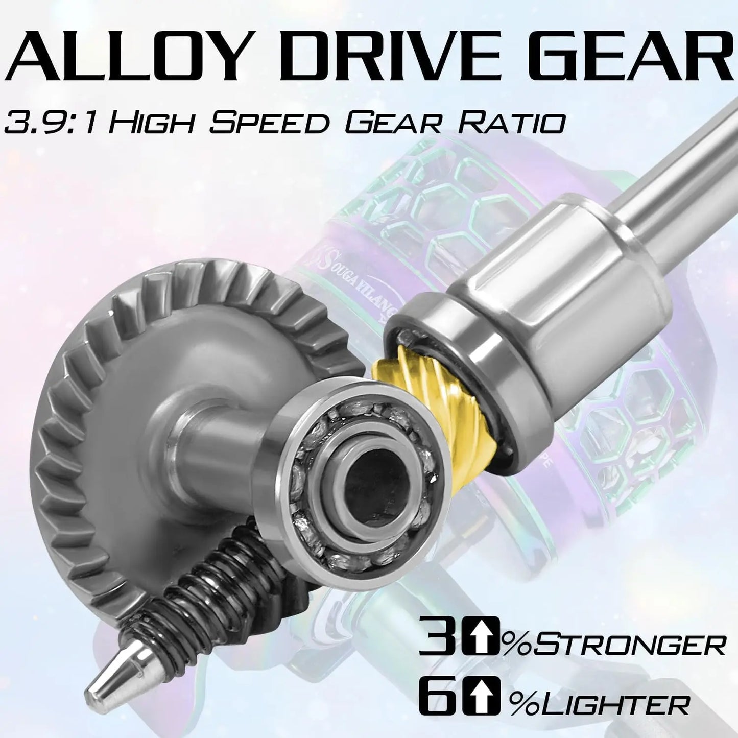 Medium Heavy Spincast Fishing Rod Reel Combo, 2-Piece Pole with Smooth Push-Button Bait Casting Design