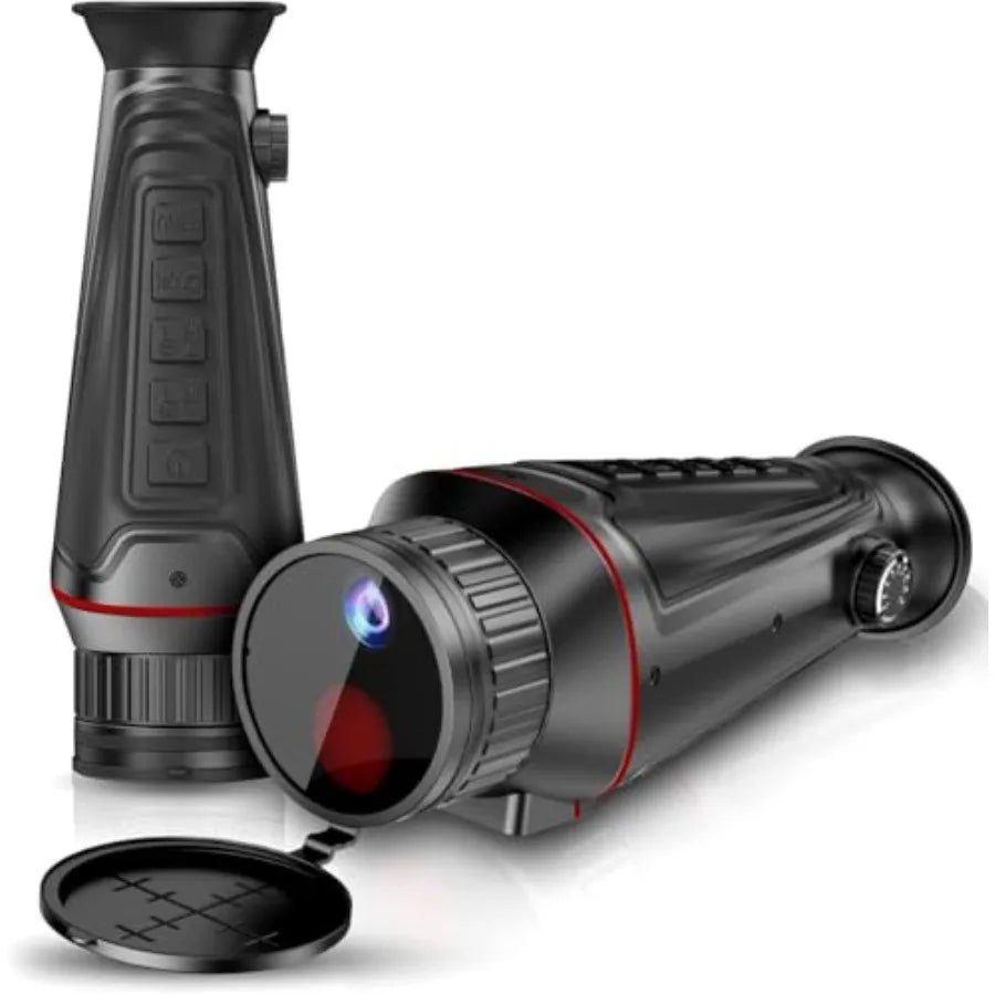 4K Digital Night Vision Monocular with Infrared Illuminator and Video Recording Manual Focus and Diopter Black for Hunting and