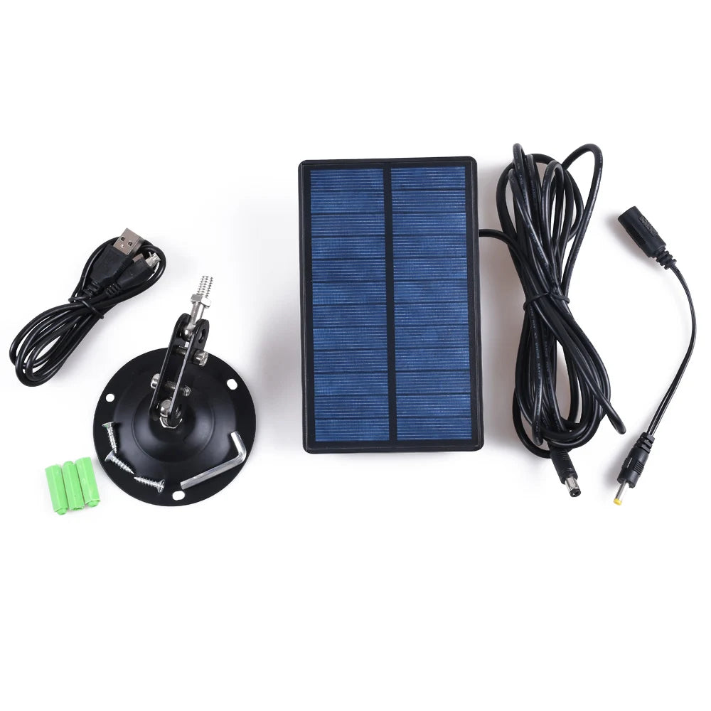 Outdoor Hunting Camera Solar Panel Charger 9V Output For Suntek HC-300M HC-700M HC700G   Hunting Cameras
