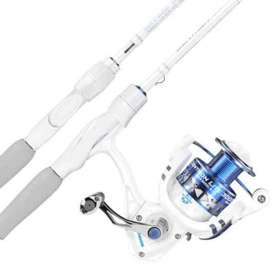 Centron Lite Fishing Rod and Reel Combo IM6 Graphite 2Pc Blanks Stainless Steel Guides with Ceramic Rings Contoured EV
