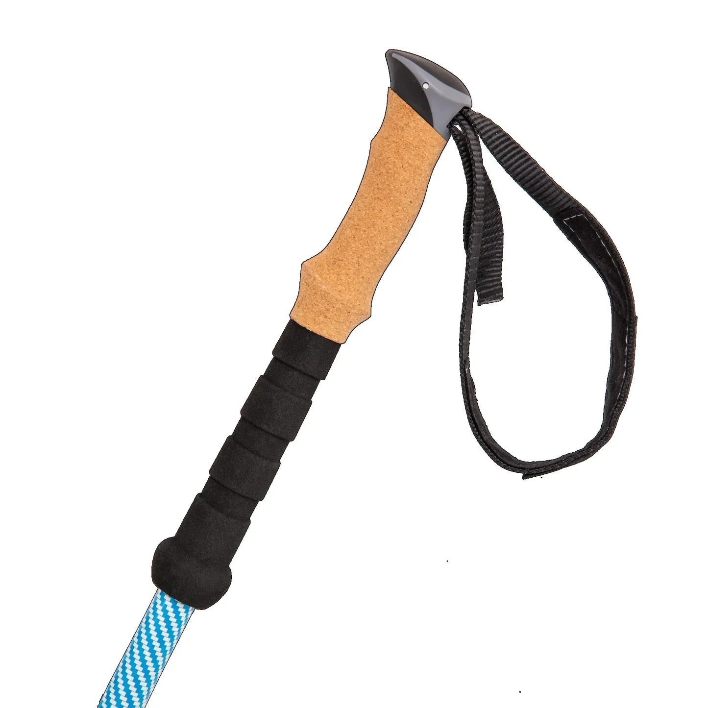 Lightweight Carbon Fiber Trekking Poles Quick Lock Adjustable - 2 Pack with Cork Grip for Hiking & Trail Walking