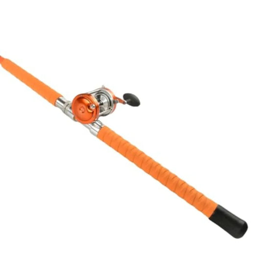 Medium Heavy Catfish Fishing Rod and Reel Combo with Advanced Noise Cancellation Technology for Deep Water and Heavy Line Appli