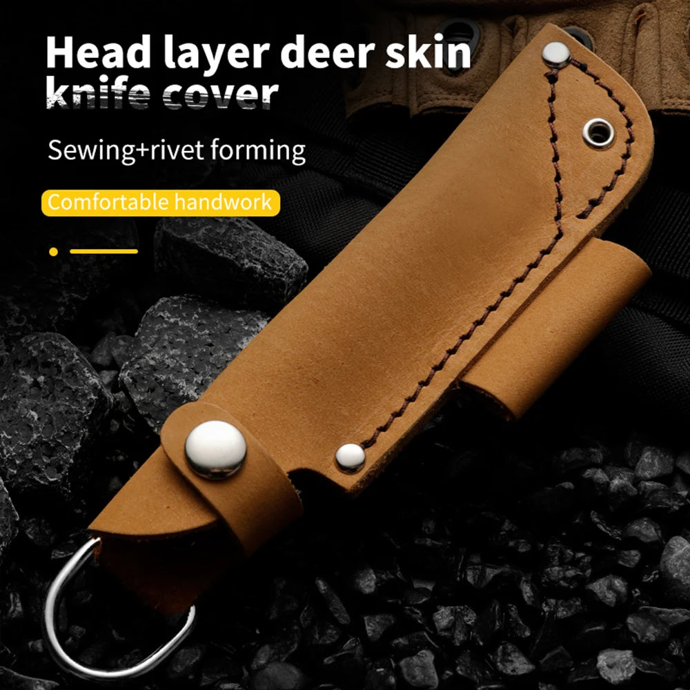 HUANGFU High quality fixed blades, outdoor straight knives, wilderness survival knives, men's knives, tactical knives