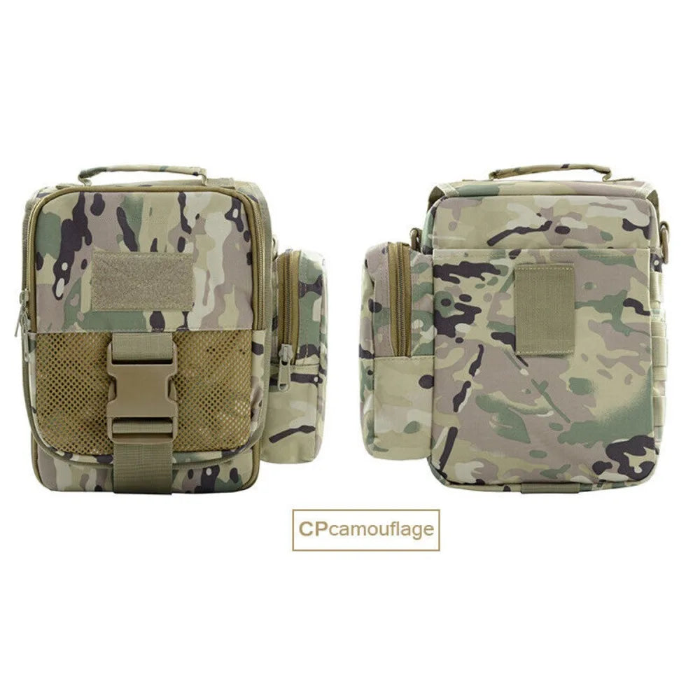 Tactical Sling Chest Bag Handbag Men Shoulder Pack Crossbody Bag Outdoor Hiking Camping Military Messenger Bag Laptop Waist Bag