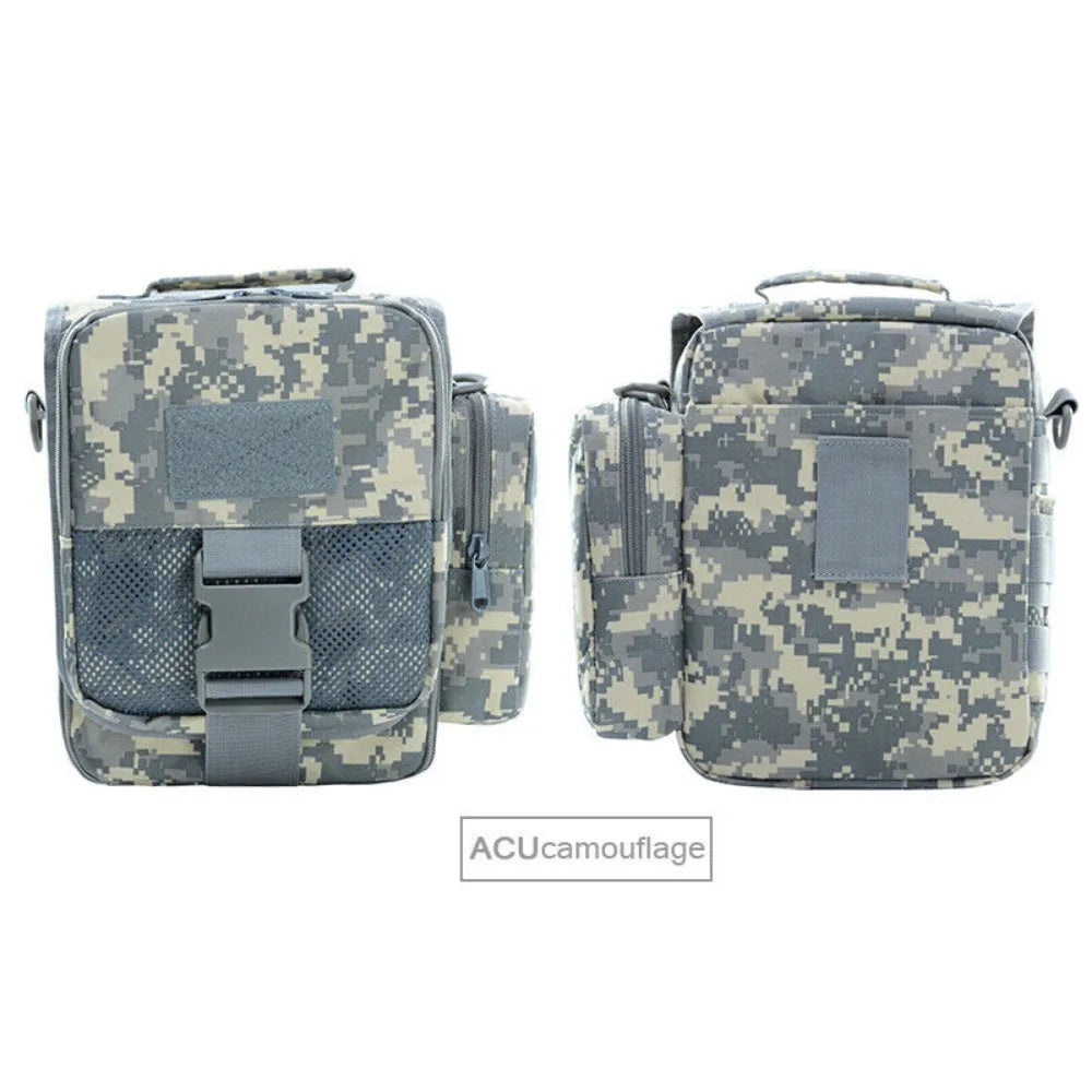 Tactical Sling Chest Bag Handbag Men Shoulder Pack Crossbody Bag Outdoor Hiking Camping Military Messenger Bag Laptop Waist Bag