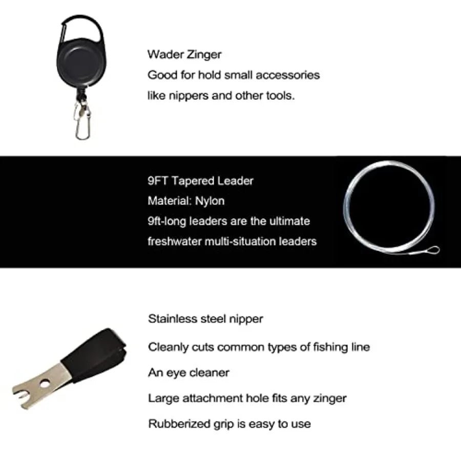 Extreme Fly Fishing Combo Kit 0 1 2 3 4 5 6 Weight Starter Fly Fishing Rod and Reel Kit Outfit with One Travel Case for